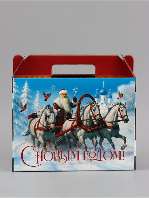 Коробка складная «Сказочная тройка», 33,7 х 25,7 х 7,9 см