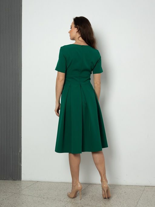 платье из мягкой и приятной вискозы драпированный запах на груди - Трика фото 6