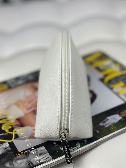 LACCOMA косметичка Анетта-Л-22-Ф001-белый эко кожа хлопок