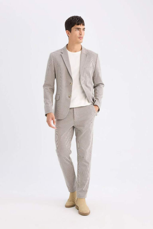 Индивидуальные габардиновые брюки стандартного кроя с карманами - Defacto фото 3