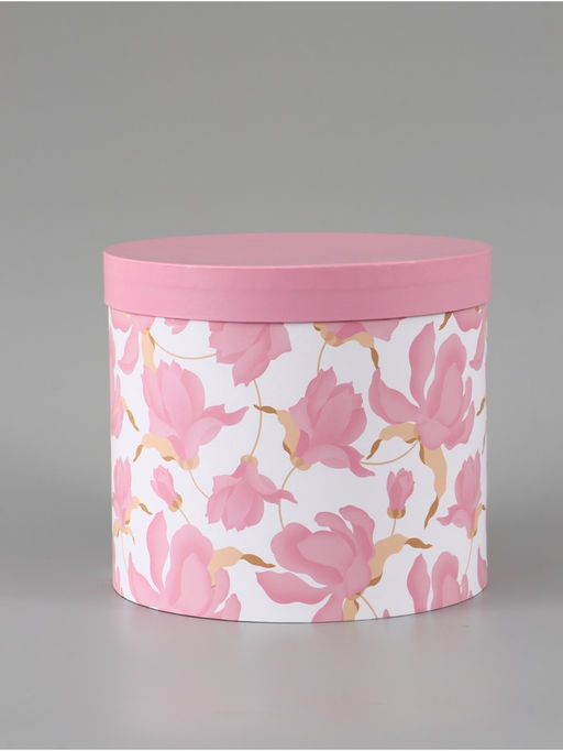 Набор шляпных коробок 5 в 1 «Нежные лилии», 13 × 14 ‒ 19.5 × 22 см