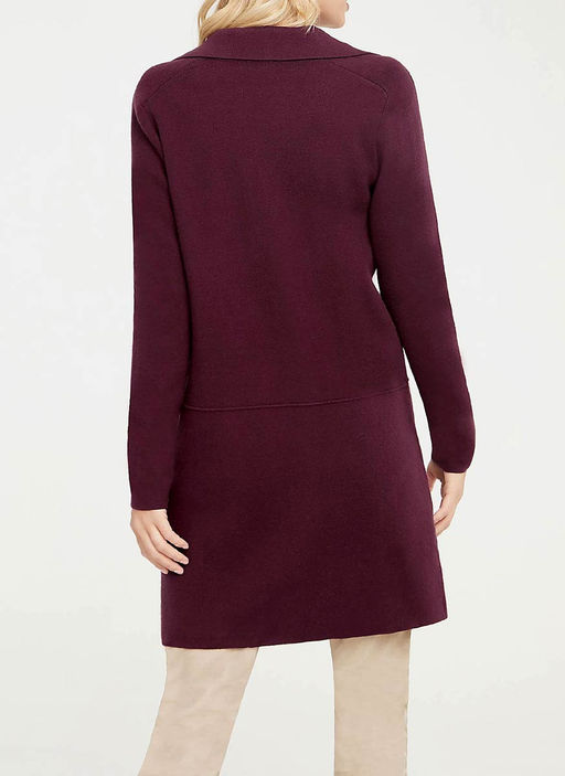 Кардиган, темно-малиновый - Linea tesini фото 3