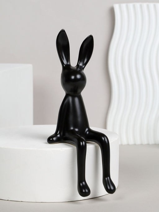 Статуэтка Кролик 21 см / HBC-102 /уп 30/черный - Галеонтрейд фото 3
