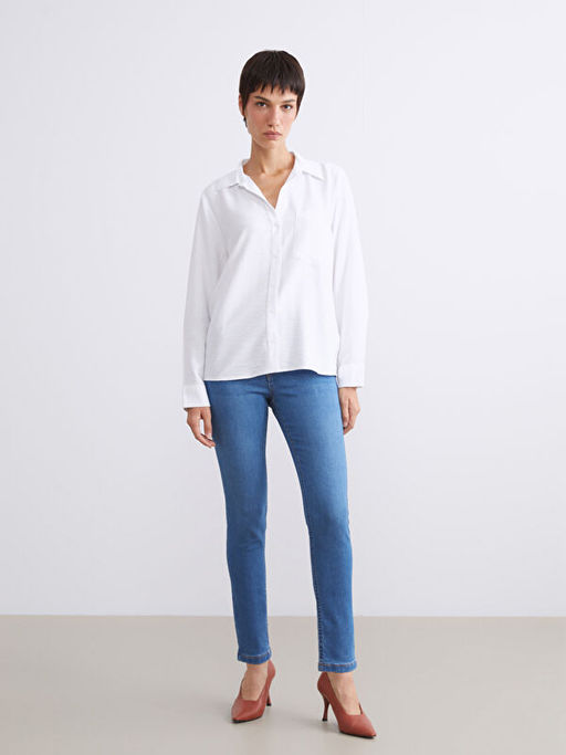 Push Up Kad?n Jean Pantolon