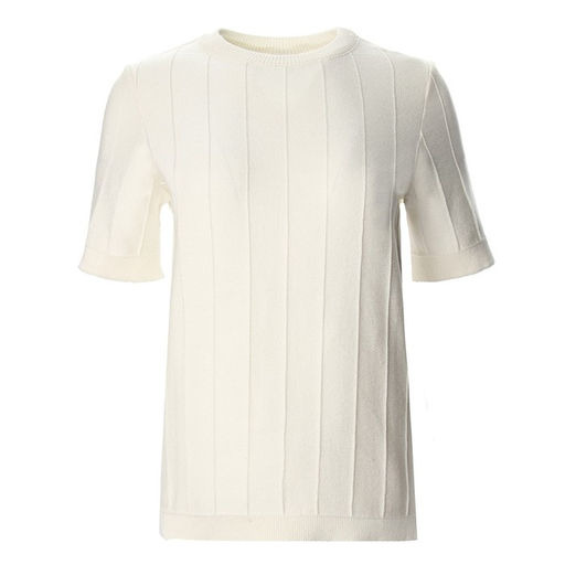 Футболка женская MINAKU: Knitwear collection, экрю, размер 50