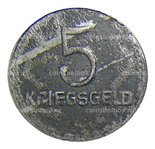 5 пфеннигов 1918 года Германия Нотгельд Кайзерслаутерн