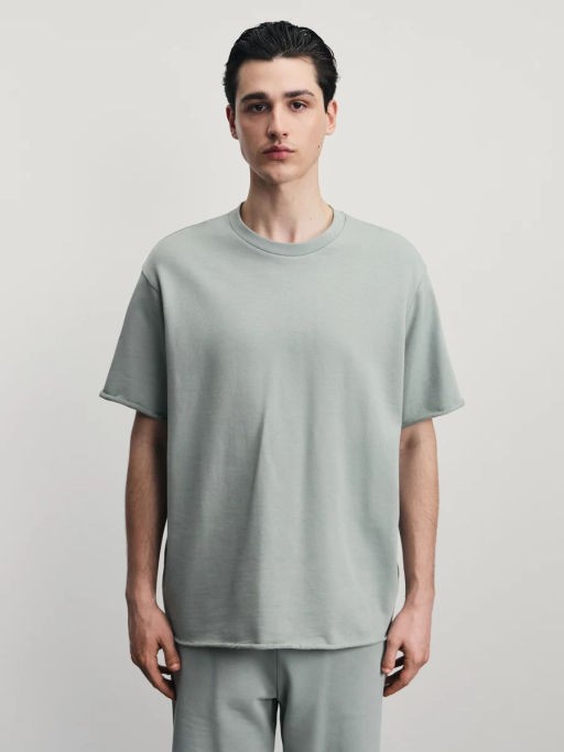 Футболка из плотного хлопка / Zarina фото 3