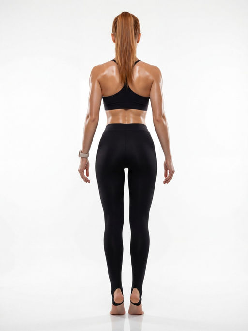 Легинсы со штрипками бифлекс женские серого цвета 307_1Sr - Mtforce фото 39