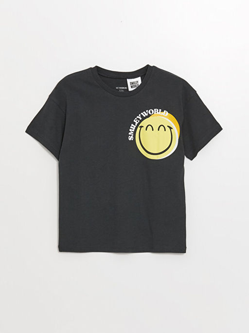 Bisiklet Yaka Bask?l? Erkek Bebek Ti??rt - Waikiki фото 2