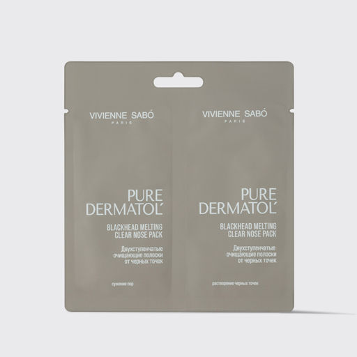 Vivienne Sabo Pure Dermatol Очищающие полоски от черных точек 2 шт