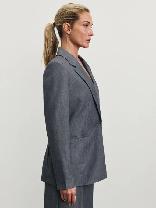 Приталенный однобортный жакет / Zarina фото 4