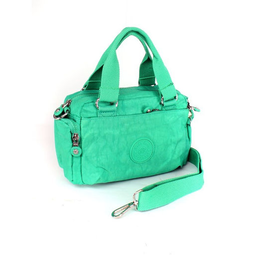 Сумка женская текстиль BoBo-6678-3, 1отд, плечевой ремень, зеленый 255273