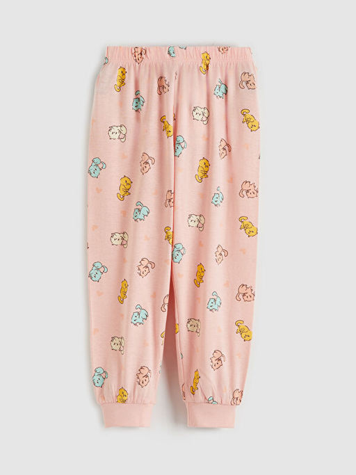 K?sa Kollu K?z ?ocuk Pijama Tak?m?