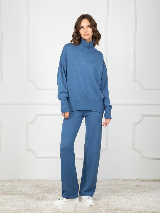 Свитер женский ZZ-04001 denim - Eleganzza фото 2