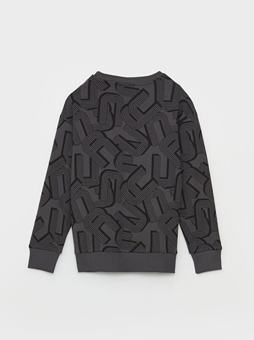 Rahat Kal?p Bisiklet Yaka Bask?l? Erkek ?ocuk Ti??rt - Waikiki фото 2