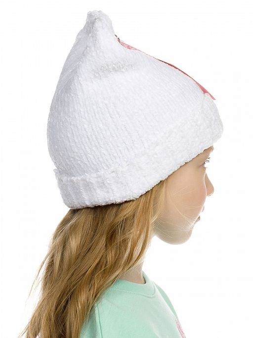 PELICAN, шапка для девочек, Белый  фото 2