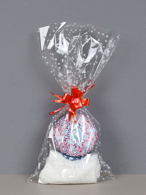 Подарочный набор Аромасвеча+ 1 пара носков / новогодний