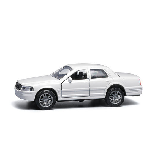 Серебристая инерционная машинка вид С die-cast , 1:32