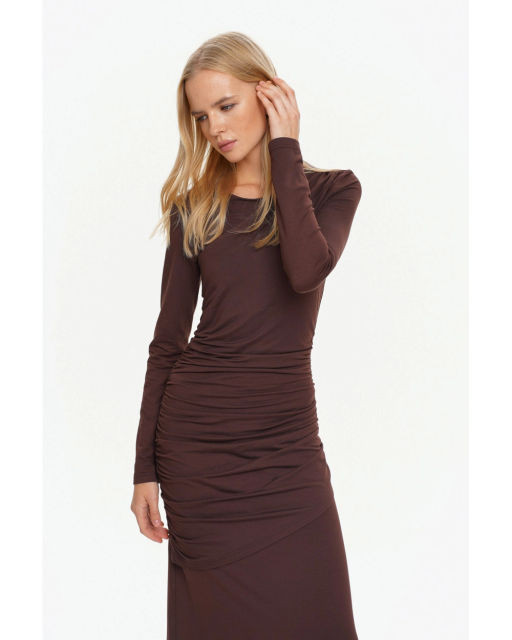 Платье THE VERY 2430 шоколад