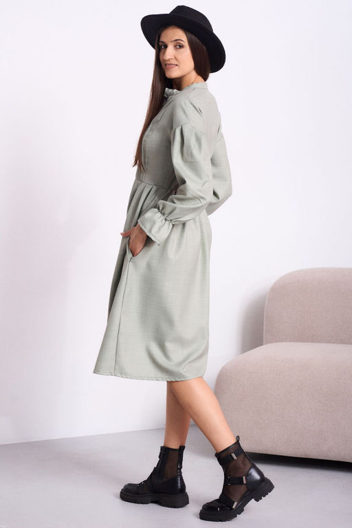 Платье Celentano 5051 приглушенный шалфейный  фото 9