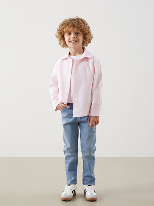 Beli Lastikli Basic Erkek ?ocuk Jean Pantolon