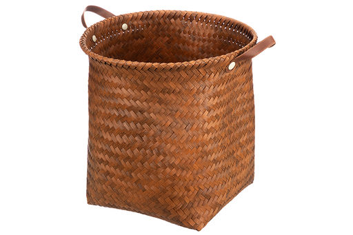 Корзина плетеная д/хранения 38*38*42 см, с ручками, полиротанг - Elan gallery фото 3