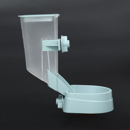 Кормушка для вольера 24 х 12 х 12 см, 2000 мл, голубая - Пижон фото 2