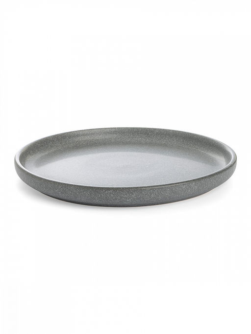 Тарелка плоская D21,5 серый керамика