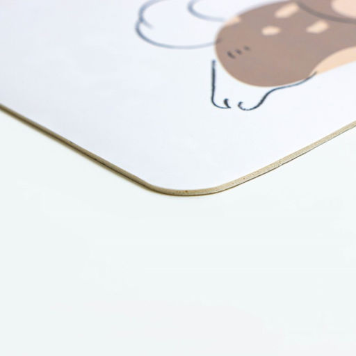 Коврик под миску Пижон с нескользящим основанием 43 х 28 см Собаки  фото 4