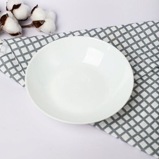 Тарелка для супа 20 см круглая WHITE-ELEGANCE стеклокер. арт. PO-225E (115670)