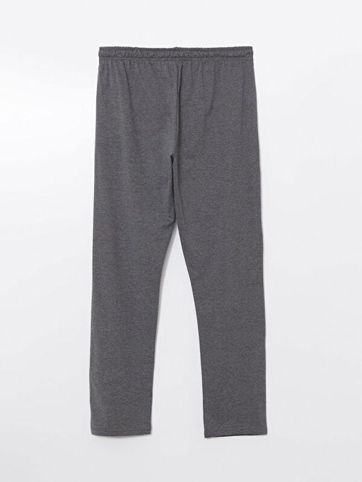 Regular Fit Be?ikta? Bask?l? Erkek Pijama Alt?