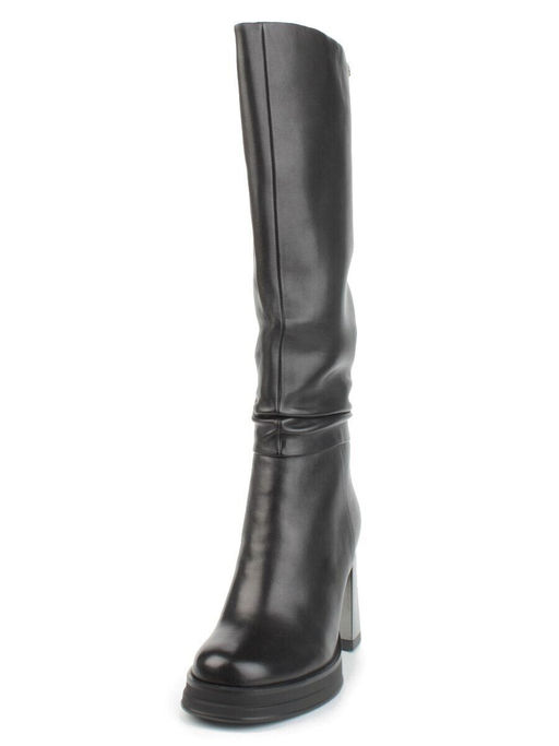 02-B6233-6051-3BM-1 BLACK Сапоги зимние женские (натуральная кожа, натуральный мех)