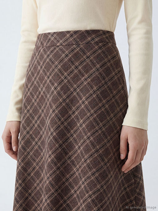 Beli Fermuarl? Ekose A Kesim Etek