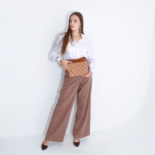 Сумка-клатч на молнии, цвет бежевый - Simaland фото 7