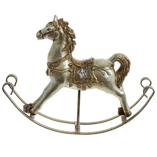 Фигурка декоративная "Лошадка-качалка", L21,5 W5 H17 см