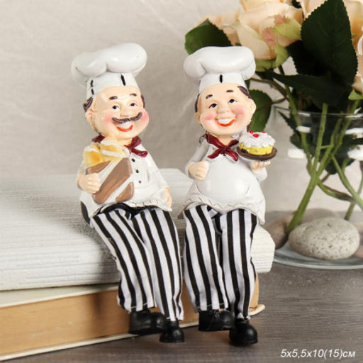 Цена за 2 шт. Фигурка Повар висячие ножки 12 см 2 штуки набор / 9791 /уп 96/ - ГалеонТрейд фото 6