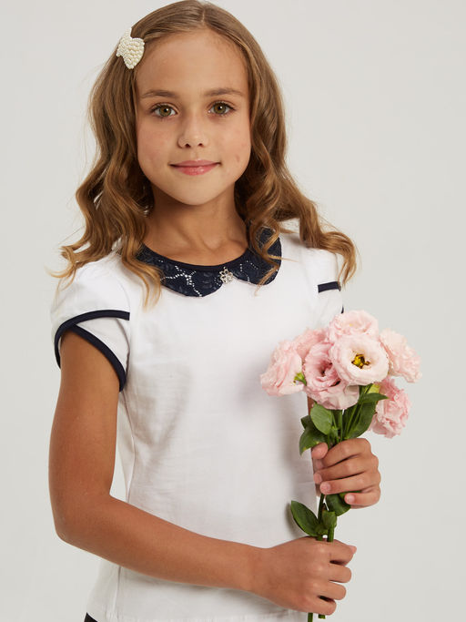 Блузка белый 202230609 - Nota bene фото 2