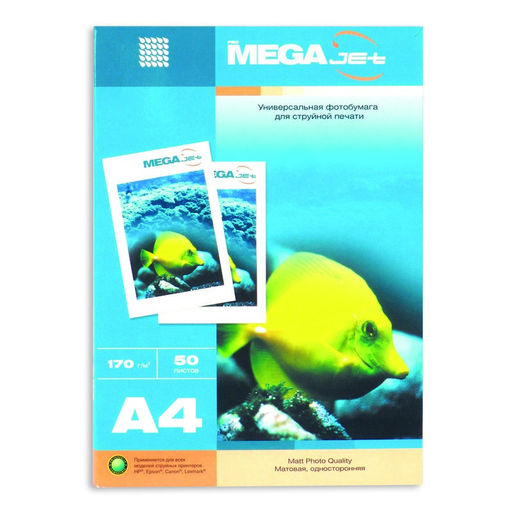 Фотобумага для цв.струй.печ. ProMega (А4, 170г, матовая) пачка 50л