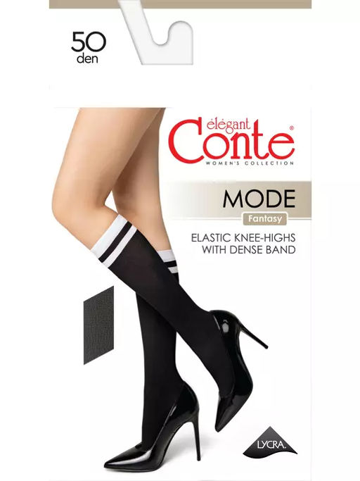 Гольфы женские MODE (45/1) - nero - Conte elegant фото 3
