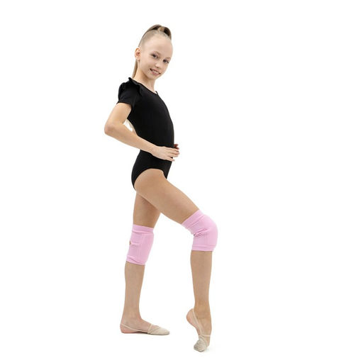 Наколенники для гимнастики и танцев Grace Dance, с уплотнителем, р. XXS, 3-5 лет, цвет розовый фото 3