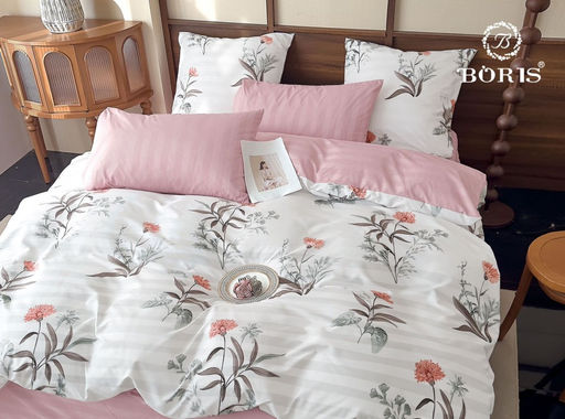 КПБ Boris Двусторонний Страйп-сатин BORDSS033 1.5 спальный