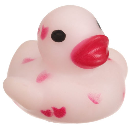 Резиновые игрушки для ванны «Уточки сердечки», в наборе 3 шт.