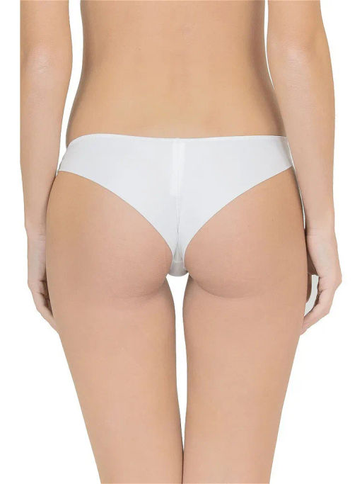 Lormar Трусы Jenna (бразилиана) 2013-14 гладкая м/ф - bianco  фото 2