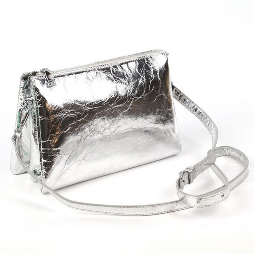 Женская кожаная сумка через плечо с тремя отделениями 0102-19 - Cidirro фото 2