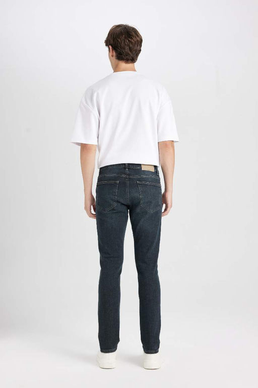 Pedro Slim Fit Джинсовые брюки узкого кроя с нормальной талией и узкими штанинами - Defacto фото 7