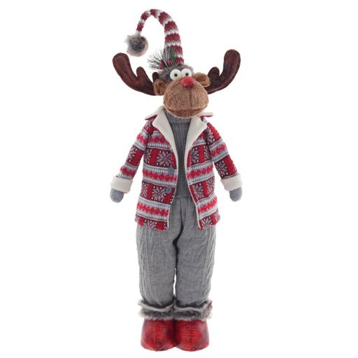Игрушка набивная "Олень", L29 W17 H101/72 см, 2в.
