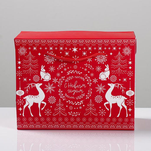 Пакеткоробка Волшебство праздника, 23 18 11 см - Дарите счастье фото 3