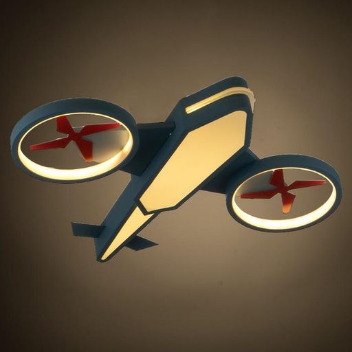 Светильник с ПДУ 1785/1 LED 52Вт диммер синий 61х55х5,5 см