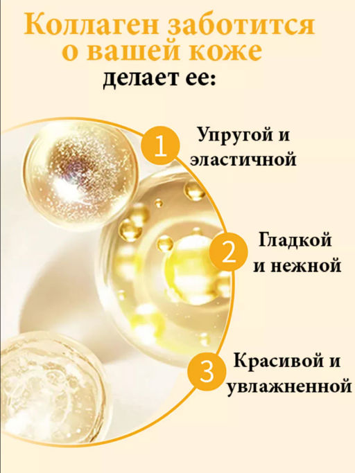 Крем с шариками для лица увлажняющий капсульный коллагеновый