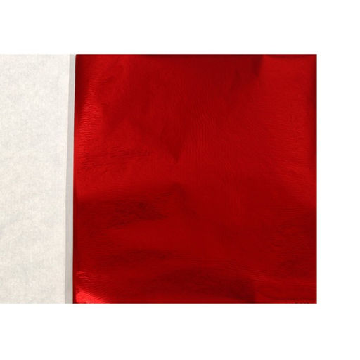 Поталь в книжке 8×8.5 см, 100 листов, фольгированная алая